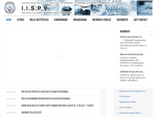 Tablet Screenshot of iispv.ro